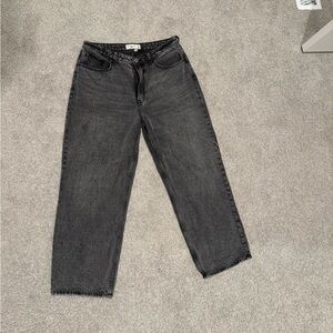 Abercrombie & Fitch Gray High Rise Loose Jeans